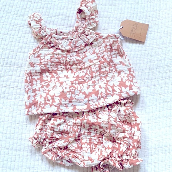 Grayson Collective Other - Grayson Collective Baby Boho Floral Two Piece Set. Size 0-3 months.